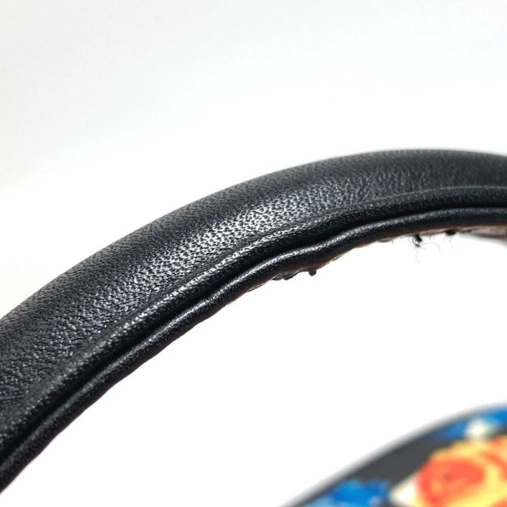 Versace Floral Pattern Total Pattern Hand Bag Van… - image 7